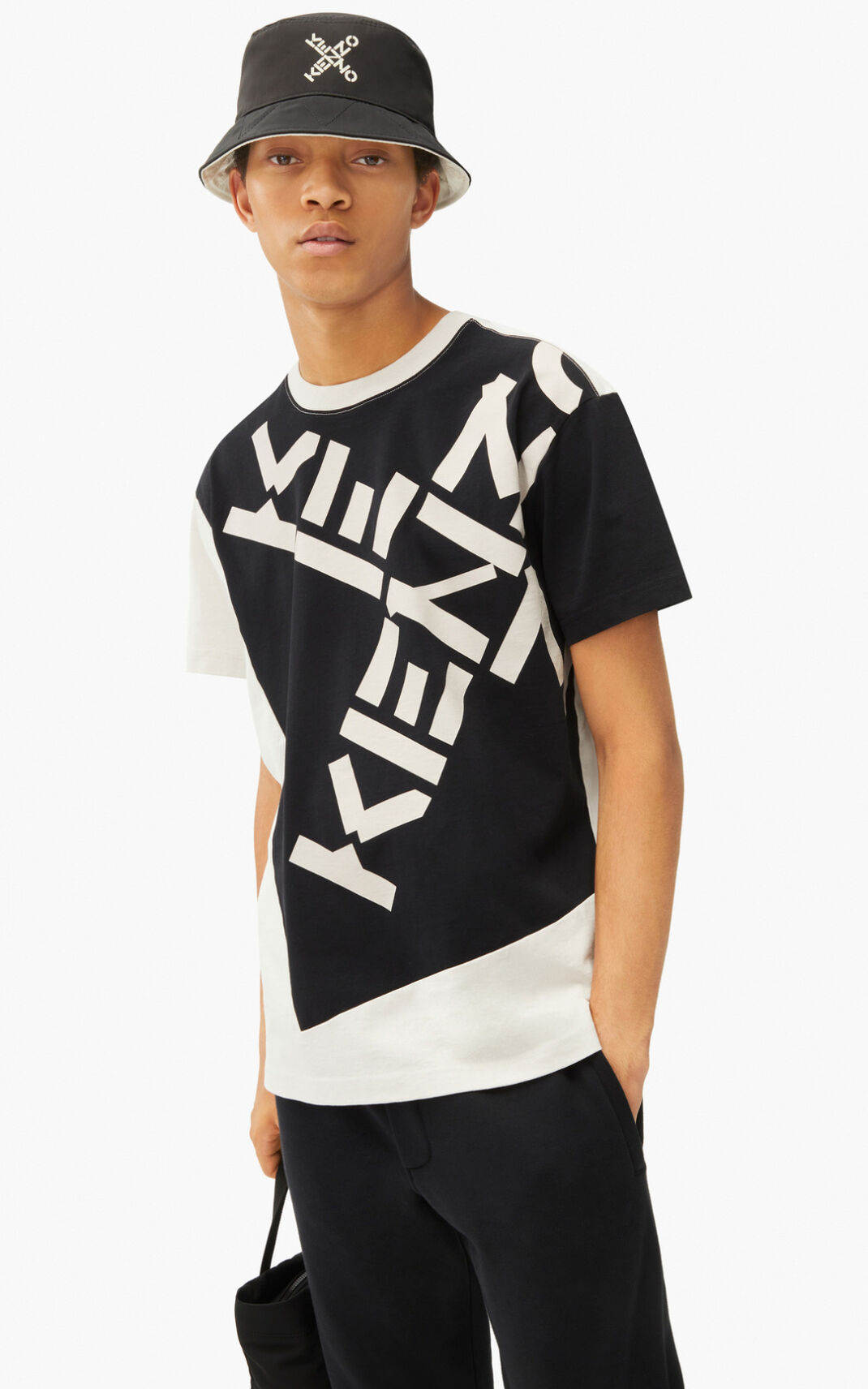 Kenzo Sport Big X T Shirt Black For Mens 4397NMGKB